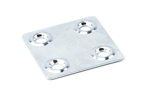 [4151540] PLACA PLETINA 40X40 MM. CUADRADA CINCAT