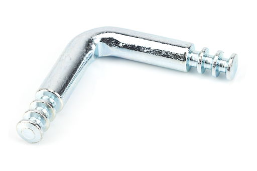 [4331301] PERNO DOBLE ANGULO 90º CENTRO 50 MM. P/EXCENTRICA D.35 MM. 2 FILETATOS CINCADO