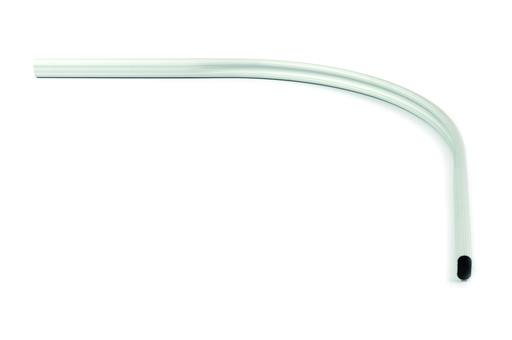 [0862126] BARRA 28X15 MM. CURVADA EXTRAFORTE  L2500 MM. ALUMINIO MATE