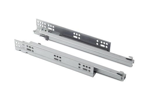 [4716430] GUIA CORREDERA OCULTA EXTR. PARCIAL PUSH P/COS 16 METAL TOP L300 MM. (JGO.)