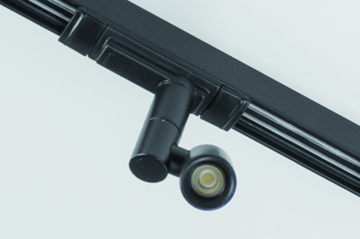 [6002002] FOCUS LED "TRACK MAYA V2"  1 W. 44X32 MM. BLANC NATURAL NEGRE SD