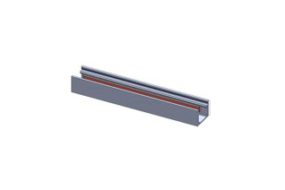 [6005210] PERFIL LED "TRACK" SUPERFICIE L1000 MM. S/TERMINALES NEGRO SD