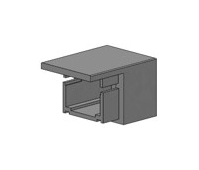 [6005312] TERMINAL PERFIL LED "TRACK" SUPERFICIE NEGRE SD