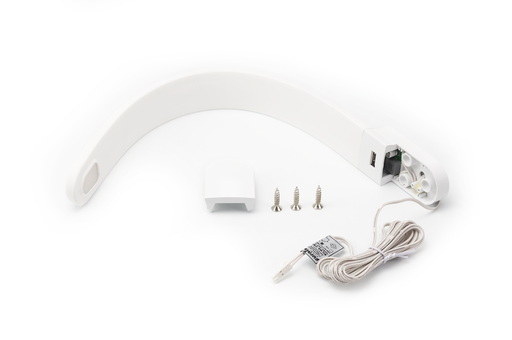 [6017511] LAMPARA LED "SILKA" FIJACION FRONTAL C/USB 5 V. C/CABLE L2000 MM. BLANCO NATURAL 1,2 W. BLANCO