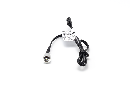 [6020216] PUNT "STAR LED" BLANC FRED A/CABLE L400 MM. CROM BRILLO