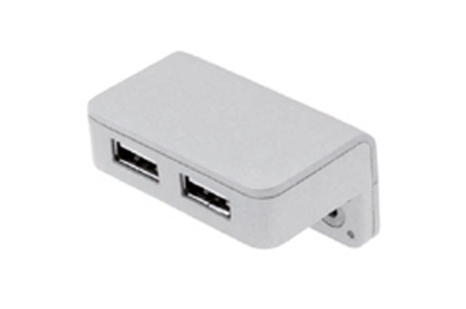 [6053224] CARGADOR USB SUPERFICIE 50X28 MM. 12 V. C/CABLE L150 MM. ALUMINIO SD