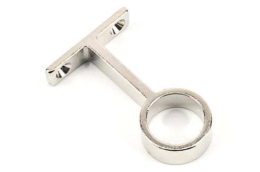 [0403519] SOPORTE P/BARRA STOR D.19 MM. PASANTE NIQUELADO