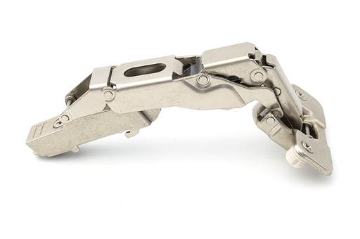 [180211661] TENS HINGE 35 CLIP HALF OVERLAY W/SOFT CLOSE 165º W/DOWELS 10X10 MM.