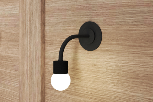 [6221525] LAMPARA LED "GRACE" SOP.NEGRO C/CABLE L2000 MM. 1W. 12V. BLANCO NATURAL SD