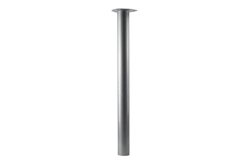 [6611838] PATA MESA D.60X735 MM. S/BASE REGULABLE PLATA RAL9006