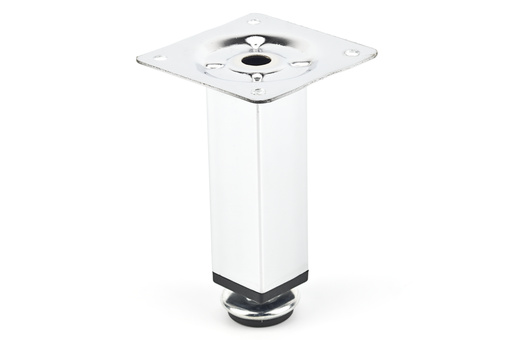 [6672511] PATA TUBO 25X25 H100 MM. C/REGULACION CROMADO