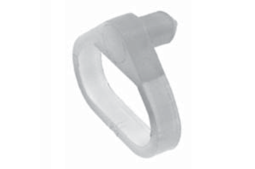 [6803850] SOPORTE ESTANTE P/MADERA P/BLOQUEO D.5 MM. GOMA TRANSPARENTE