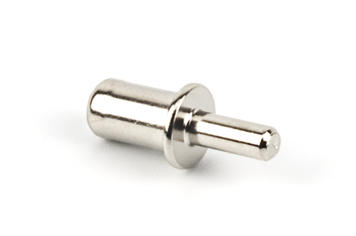 [6806107] SOPORTE ESTANTE P/MADERA S/SUJECION C/ARANDELA D.3/5 MM. NIQUELADO