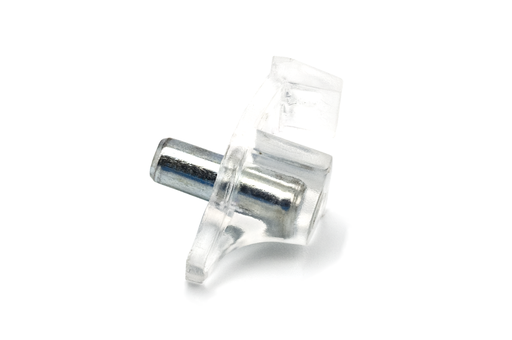 [6810550] SOPORTE ESTANTE P/CRISTAL C/SUJECION CLIP SAFETY U.5 MM. D.5 MM. TRANSPARENTE