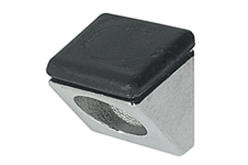 [6816707] SOPORTE ESTANTE P/CRISTAL S/SUJECION PIRAMIDE M/T NIQUELADO