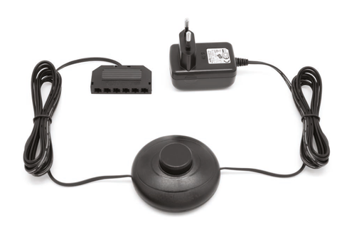[691164006] TRANSFORMADOR LED "PLUG" 06 W. A/CABLE 4000 MM. A/INTERRUPTOR PEU A/CAIXA 6 CONNEXIONS NEGRE