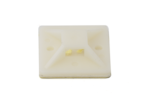 [7202810] BASE ADHESIVA P/BRIDA DOBLE ENTRADA 4,8 MM. BLANC