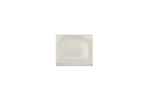 [7213750] LLAGRIMA ADHESIVA 12,5X12,5X5,8 MM. TRANSPARENT (EN LAMINES DE 40 U.)