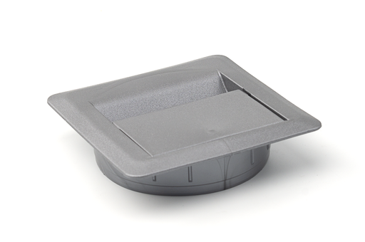 [7536386] PASSACABLES QUADRAT "LUB" D.60 H15,5 MM. ALUMINI