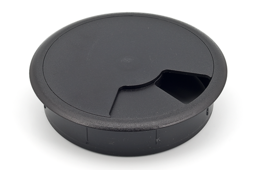 [7548153] PASACABLES REDONDO "LUB" D.80 H20 MM. NEGRO