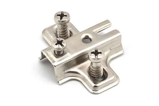[181316002] TWO HOLES PLATE MAXI HINGE 35 SLIDE-ON H-2 W/EUROSCREW 6,3X14 MM.