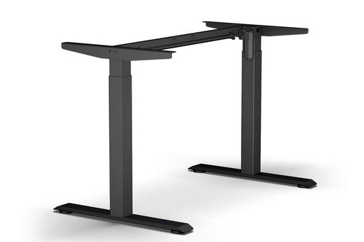 [7913004312] ESTRUCTURA MESA REG. ELEC. E-SMART 1M2S P/80 KG. (700-1170 MM.) NEGRO RAL 9017 SD