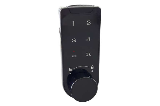 [7916004900] CERRADURA ELECTRONICA NOKY-G CODIGO PRIVADO NEGRO SD