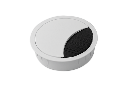 [7916005301] PASACABLES METALICO REDONDO D.80 MM. H21 MM. BLANCO SD