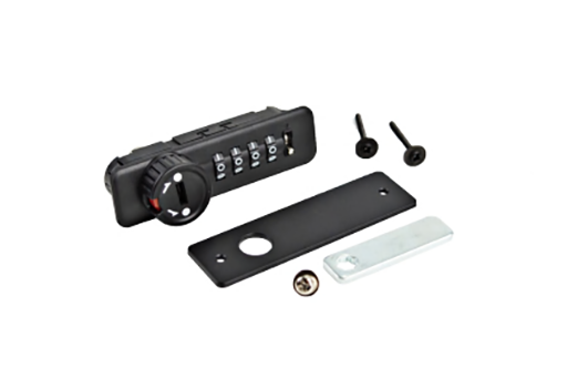 [7916006200] CERRADURA COMBINACION KICCO S4 DERECHA NEGRO SD