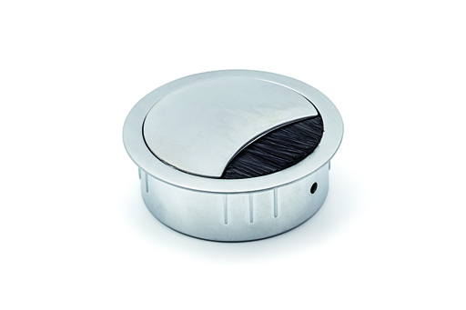 [7916039632] PASSACABLES METAL·LIC RODO D.60 MM. H21 MM. CROM MATE SD