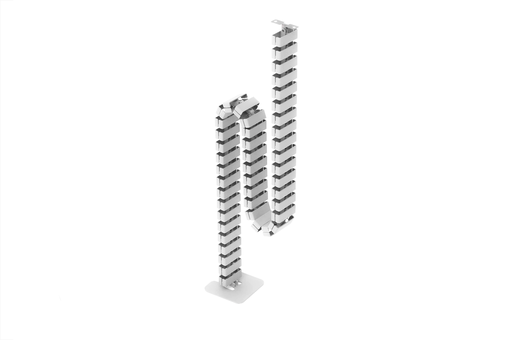 [7919135401] PASACABLES FLEXIT RT 2 C/PIE H1350 MM. BLANCO SD