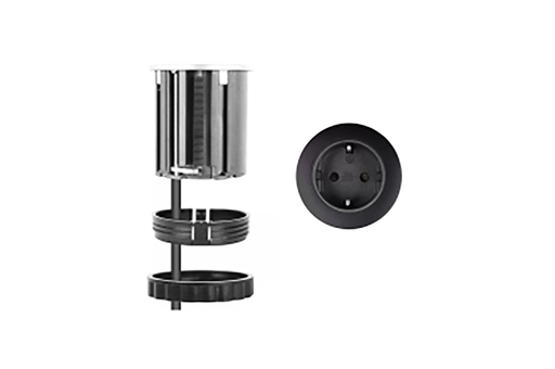 [7919136002] MULTITOMA EXIT SPOT MINI D.54 MM. VERSION SCHUKO NEGRO
