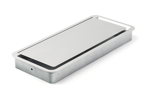 [7949135624] PASACABLES EXIT LIGHT 25 116X260 MM. ALUMINIO