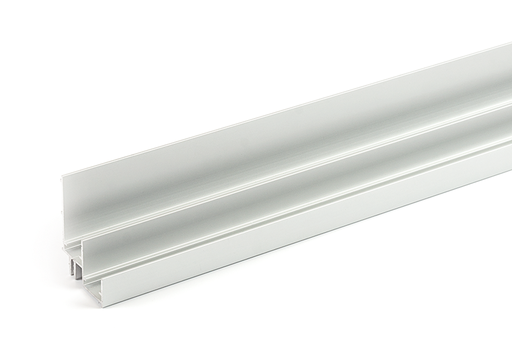 [7959505524] GUIA INFERIOR ALUMINIO ANONIZADO (EN 6100 MM.) P/SISTEMA PUERTAS COLGADAS ALIANTE