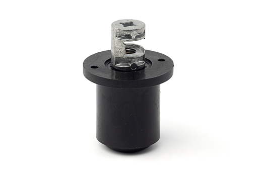 [7974016113] PATA NIVELADOR LV511 H38 C/EXCENTRICA D.15 MM. AG19 MM. NEGRO