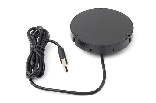 [8007005302] CARGADOR QI TR13  WIRELESS  D80X14 MM. C/CABLE USB 1,2 M.L. NEGRO