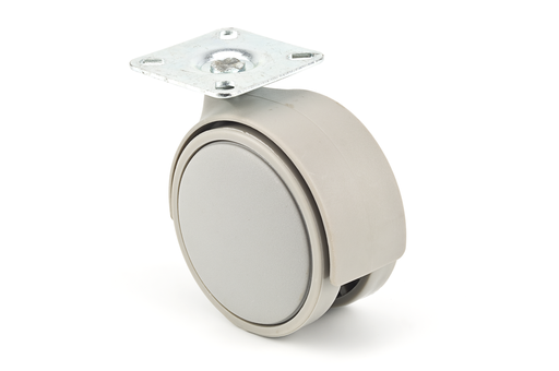 [9507541] RODA "SERIE BM" D.75 MM. A/PLATINA GRIS