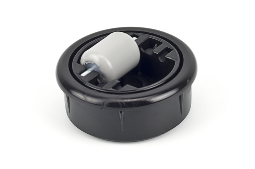 [9540540] RODA ENCAST "BASE 52" D.52/16 MM. AG>22 MM. MÒBIL DESPLAÇADA GOMA GRIS