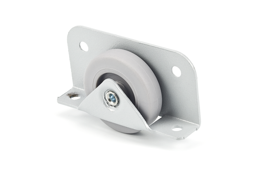 [9545586] RUEDA ENCASTE O SUPERFICIE LATERAL "MINI" D.40 MM. AG>19 MM. GOMA GRIS