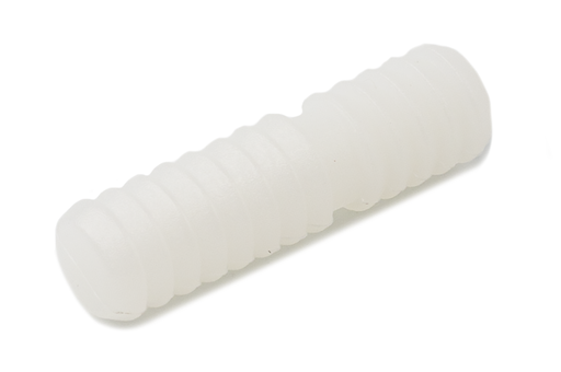 [9658033] ESPIGA NYLON D.8X30 MM. ESTRIAS BLANCO -150-