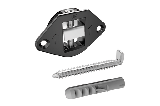 [2518053] PENJADOR REGULABLE D.35 MM. PANEL A/ALCAYATA A/TAC NEGRE