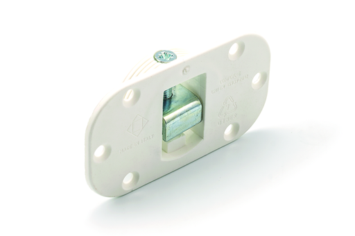 [2518200] COLGADOR REGULABLE D.35 MM. COSMOB P/ALCAYATA BLANCO