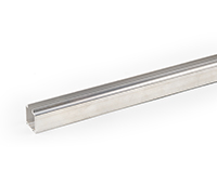 [T4756700(760)] CORTE (760 MM.):  GUIA SUPERIOR ALUMINIO (EN 3.000 MM.) P/SISTEMA PUERTAS PLEGABLES "65"