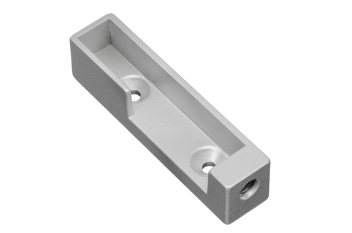 [0422036] SUPORT P/BARRA LINEA 2 LATERAL ESQUERRA PLATA MATE SD