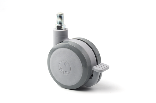 [7965108310] (KP) RUEDA "SLIK" D.60 S NYLON GRIS G GRIS PERNO M10X15 MM. FRENO GRIS CKP028+CKP029 SD 