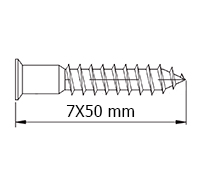 [35300750] AUZP0750 CARGOL AUTORROSCANT A/PUNTA 7X50 MM. ALLEN 4 CINCAT