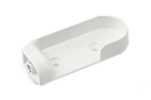 [0428001] SUPORT P/BARRA MUNDIAL LATERAL DRETA H77 MM. BLANC